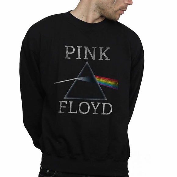 Pink Floyd Dark Side Of The Moon Hooded Sweatshirt - Prism Design, Multicolored, Size XL - View #11